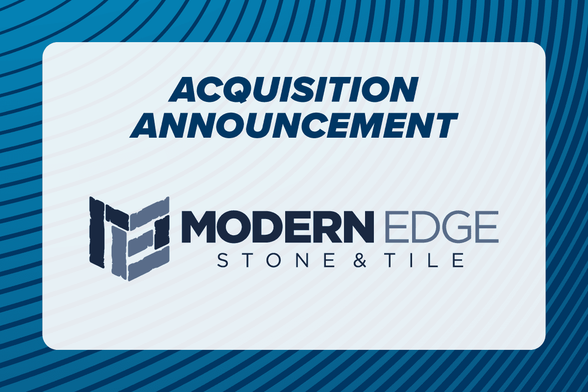Heritage Pool Supply Group Announces Its Acquisition of Modern Edge Stone & Tile, LLC