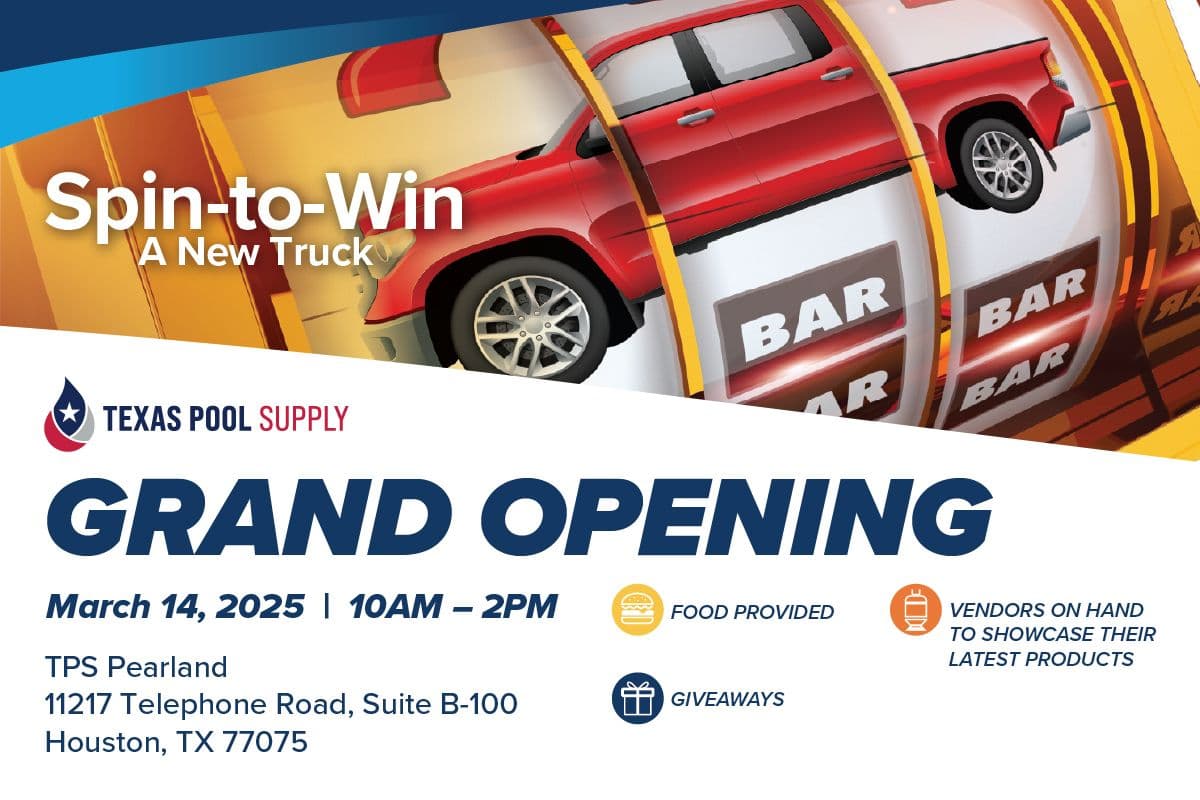 Texas Pool Supply Grand Opening Event - Pearland