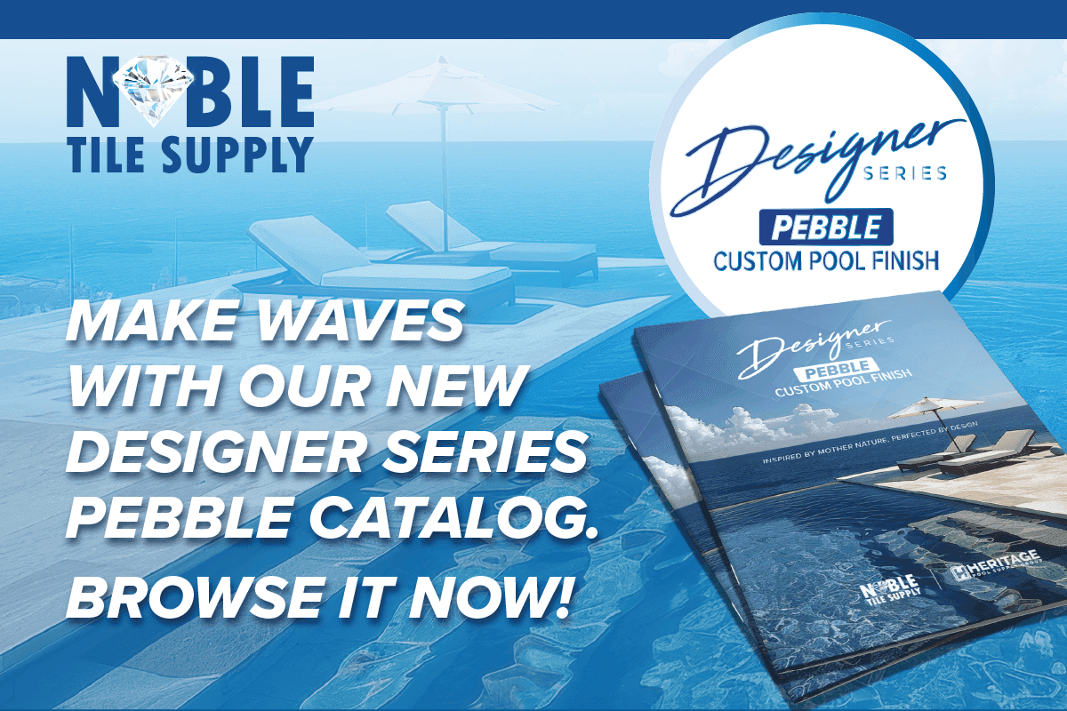 New Catalog: Designer Series - Pebble Custom Pool Finish